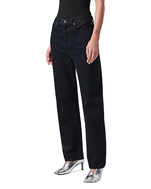 Shop Agolde '90s Pinch Waist High Rise Straight Jeans In Crushed