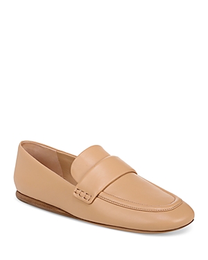 Shop Vince Women's Davis Leather Loafer Flats In Catalina Blush Leather