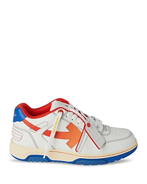 Off-white Men's Out Of Office Low Top Sneakers In White Red