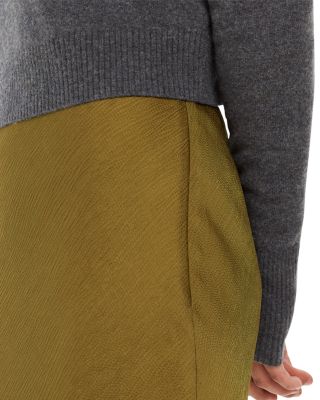 Satin Bias Cut Skirt