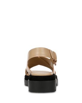 Women's Helena Leather Flat Sandals 