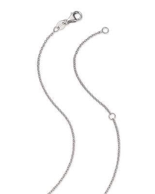 Diamond Flower Pendant Necklace in 14K White Gold, 0.25 tcw