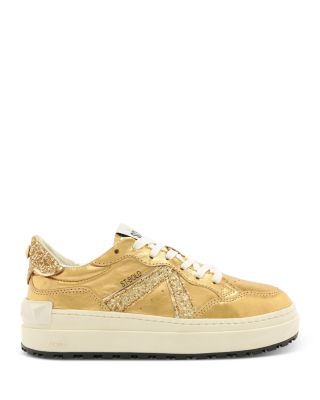 Women's St Bold Almond Toe Glitter Detail Platform Sneakers