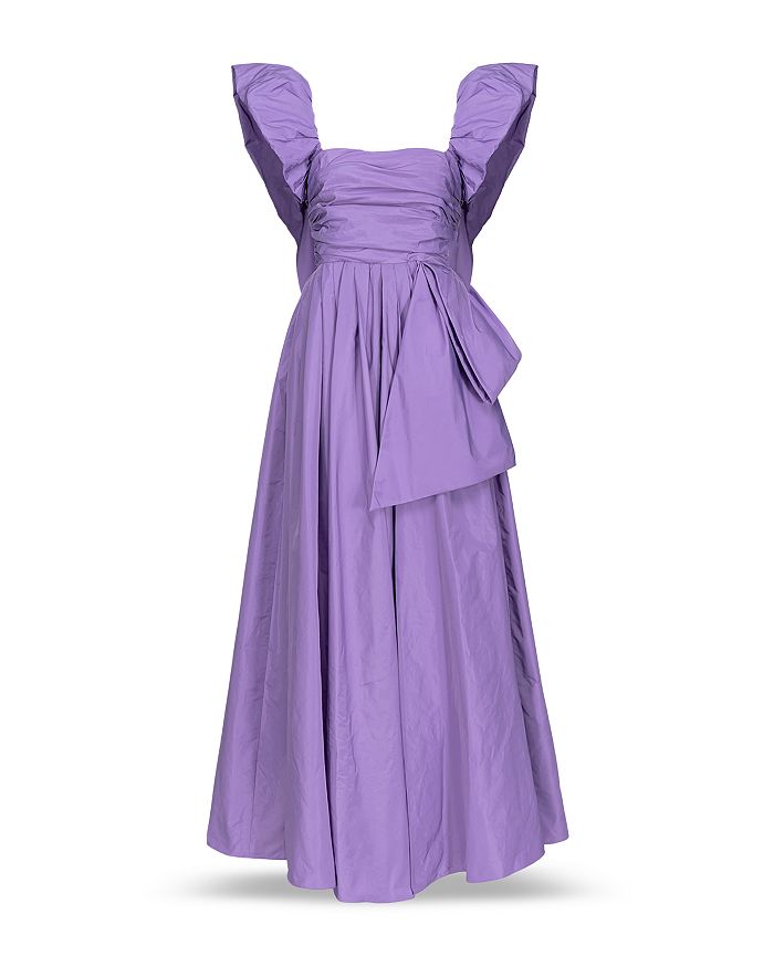 PINKO Detachable Sleeves Taffeta Dress | Bloomingdale's