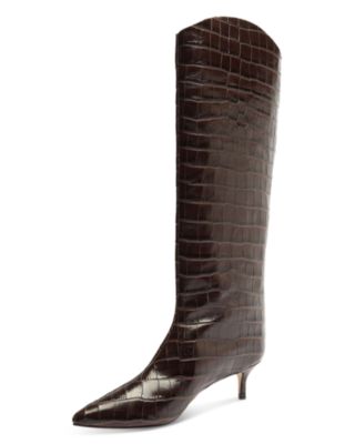 Women's Maryana Lo Pointed Toe Mid Heel Tall Boots