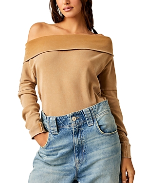 FREE PEOPLE NOT THE SAME OFF THE SHOULDER TOP