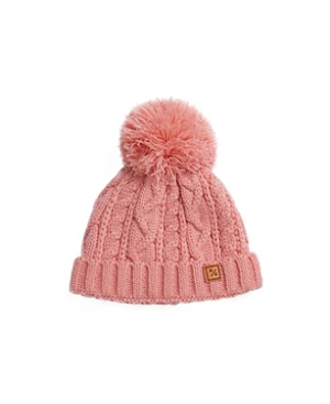 Northern Classics Unisex Cable Knit Pom-pom Hat - Baby, Little Kid, Big Kid In New England Red