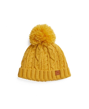 Northern Classics Unisex Cable Knit Pom-pom Hat - Baby, Little Kid, Big Kid In Honey