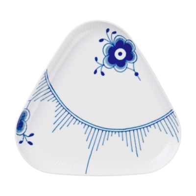 Blue Fluted Mega 4 Piece Serving Set