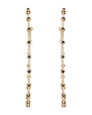 Simple Spark Hoop Earrings in 18K Gold Plated 