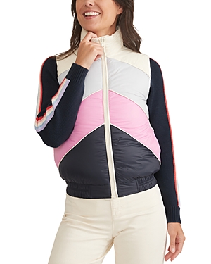 Shop Marine Layer Archive Reversible Puffer Vest In Ice