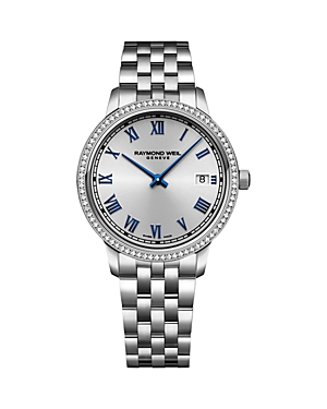 Shop Raymond Weil Toccata Watch, 34mm In Silver