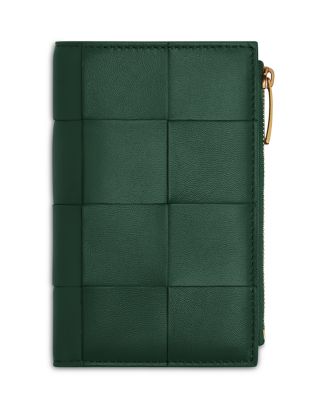 【関税&送料込】Bottega Veneta Cassette Medium Bi-Fold Zip W Bottega Veneta Medium Cassette Leather Bifold Zip Wallet