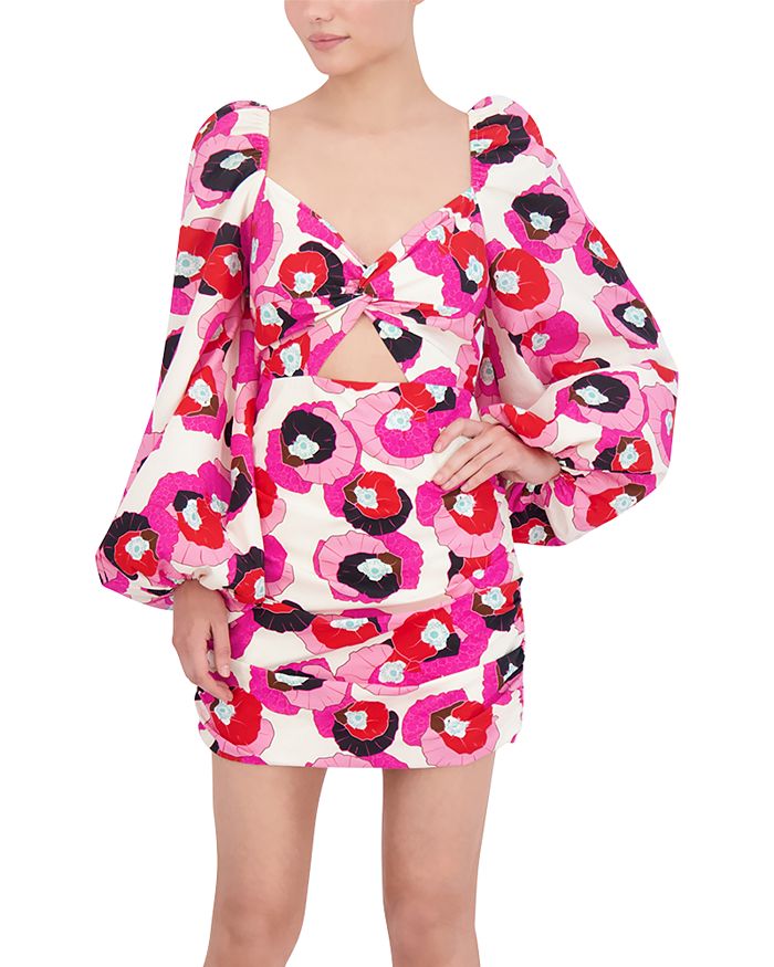 Bcbgmaxazria floral dress clearance