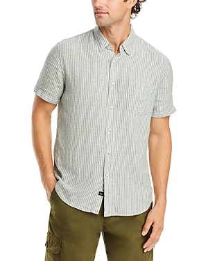 Rails Men's Carson Camo Palms Sport Shirt In Clover Aqua