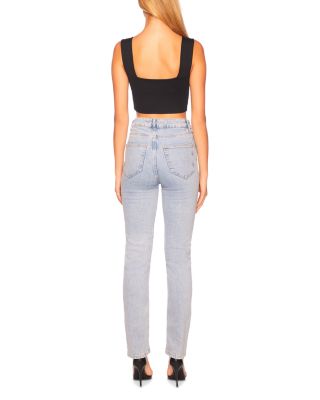 Square Neck Cropped Tank Top