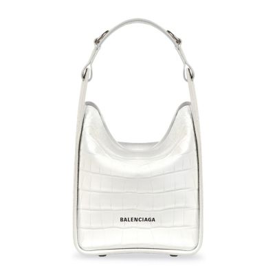 バッグ BALENCIAGA Tool 2.0 NORTH-SOUTH Midium Balenciaga Black Croc Embossed Leather Tool 2.0 North South Medium