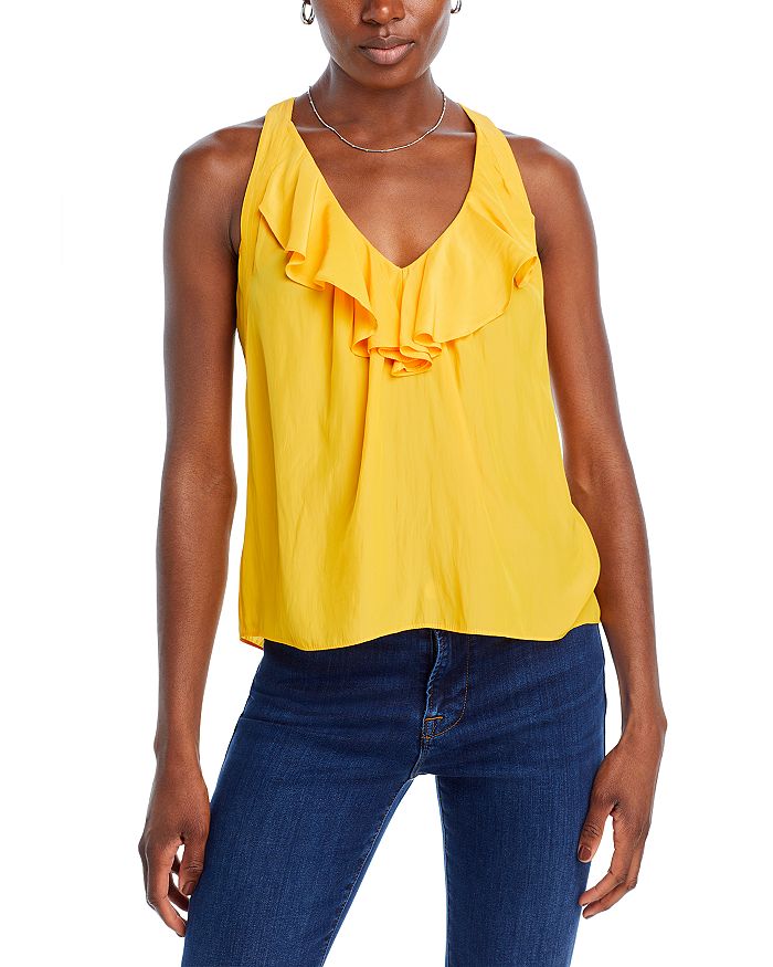 Ramy Brook Women's Loretta Paisley Sleeveless Blouse - High Neck Print Top