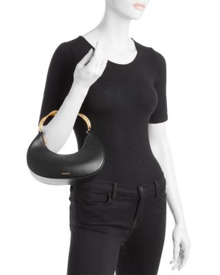 Nixi Twist Leather Top Handle Bag