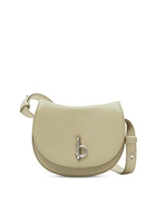 Burberry - Mini Rocking Horse Leather Saddle Bag