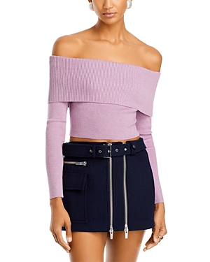 Shop Line & Dot Heart Struck Sweater In Lilac