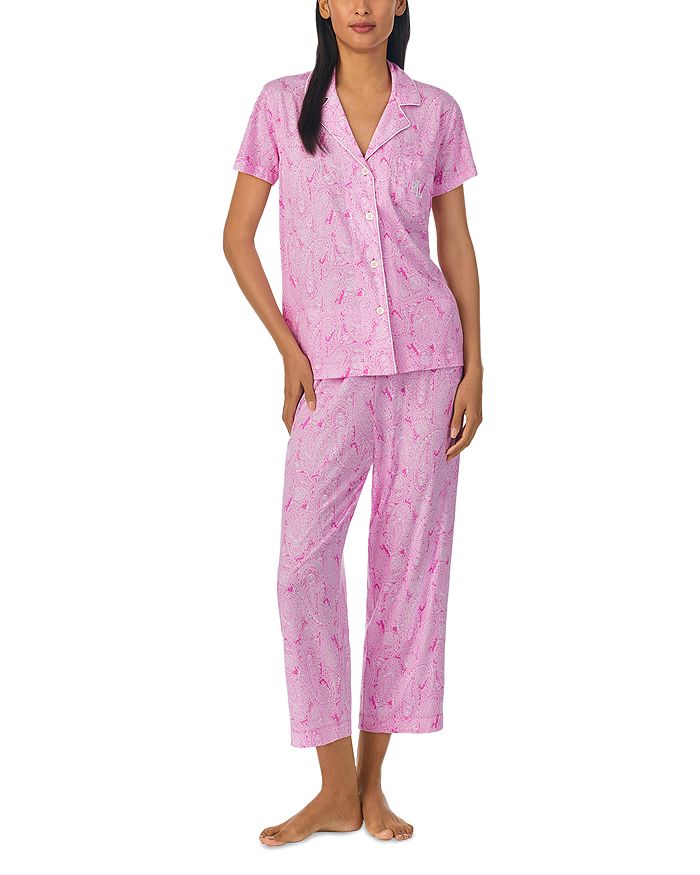 Ralph Lauren Capri Short Sleeve Pajama Set | Bloomingdale's