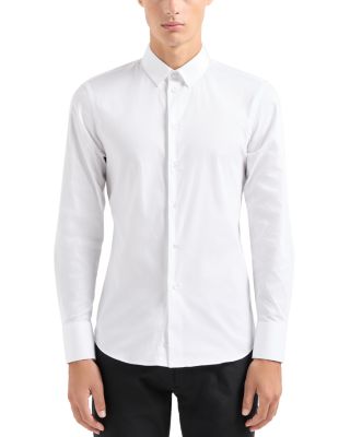 Essential Slim Fit Long Sleeve Stretch Shirt
