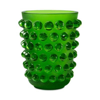 Lalique - Mossi Crystal Vase, Amazon Green