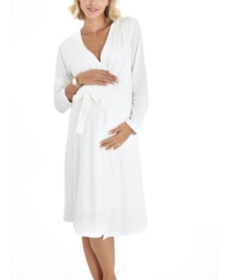 Nursing nightgown and robe set hotsell