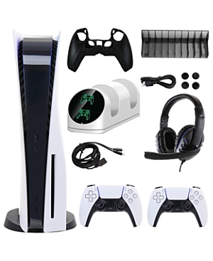 PS5 Core with Extra White Dualsense Controller and Accessories Kit