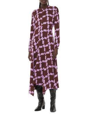 Whistles - Spun Check Midi Dress