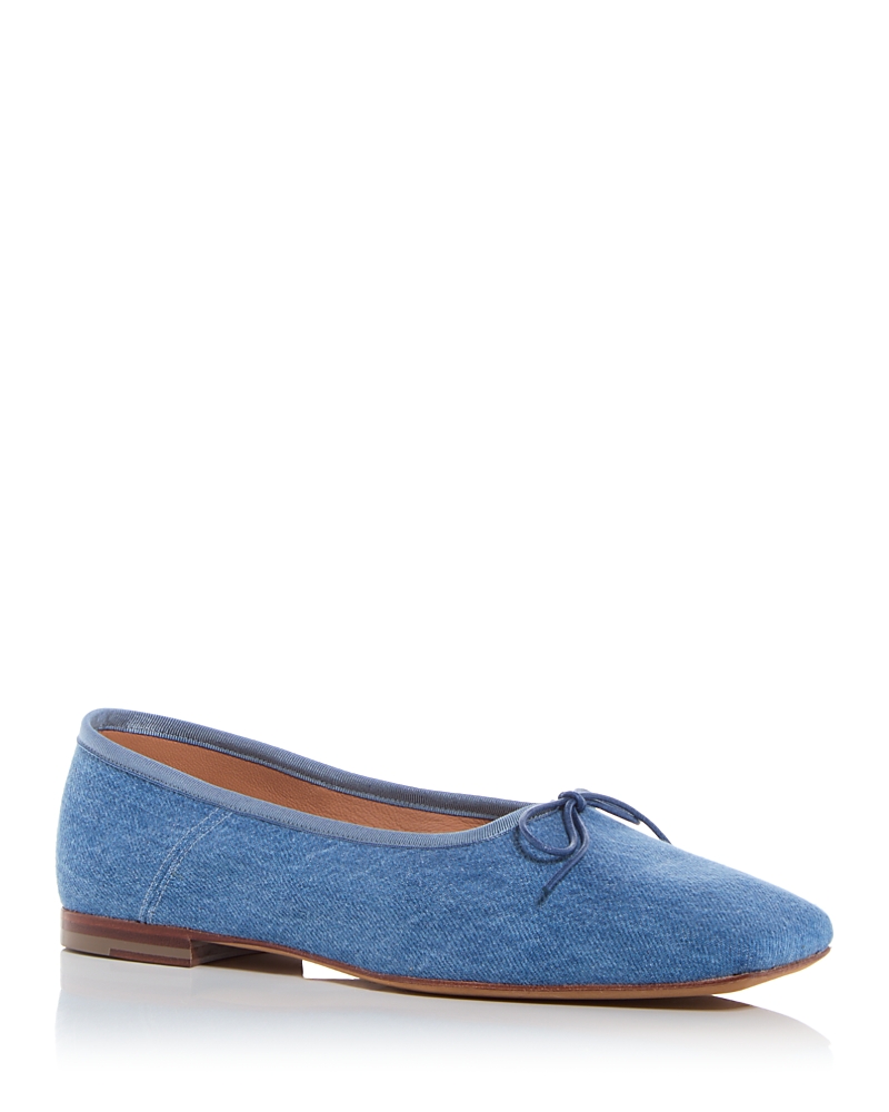 Mansur Gavriel Women's Dream Square Toe Ballerina Flats In Light Blue
