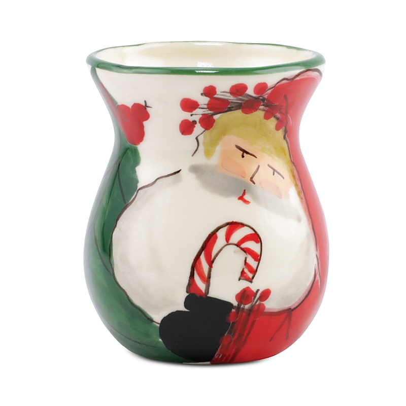 Vietri Old St. Nick Bud Vase In Multi