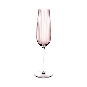 Nude Glass Round Up Dusty Rose Champagne Flutes, Set of 2