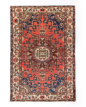 Bashian One Of A Kind Persian Tafresh Area Rug, 4'4 X 6'7 In Red