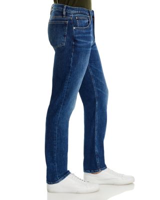L'Homme Modern Straight Fit Jeans in Freetown Blue