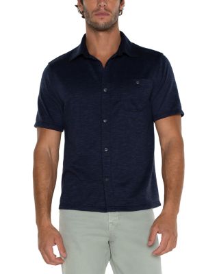 Liverpool Los Angeles - Short Sleeve Button Front Shirt