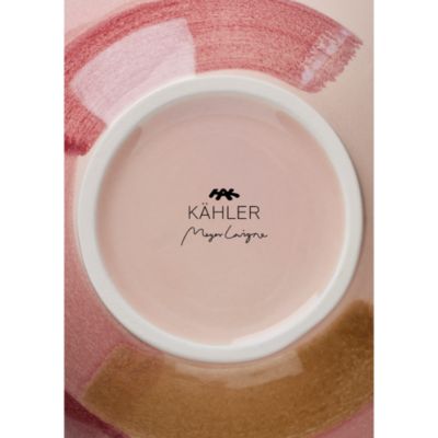 Kahler Canvas Vase, Rose/Brown