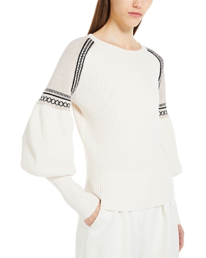 Shop Max Mara Cosetta Sweater In White
