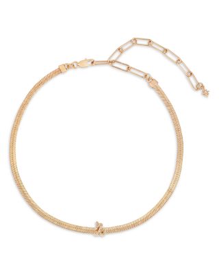 Zodiac Herringbone Necklace, 12-17"