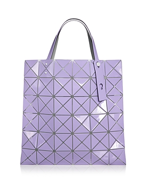 Shop Bao Bao Issey Miyake Lucent Gloss Tote In Lavender
