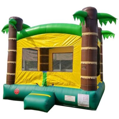  Premium Inflatable (Without Blower) - 13 x 12 x 14.5 Foot - Deluxe Castle Big Crossover Inflatable Bouncy House Jumper Unit for Kids