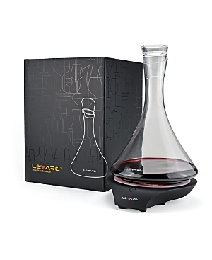 Levare Wine Aeration System In Pearl Black
