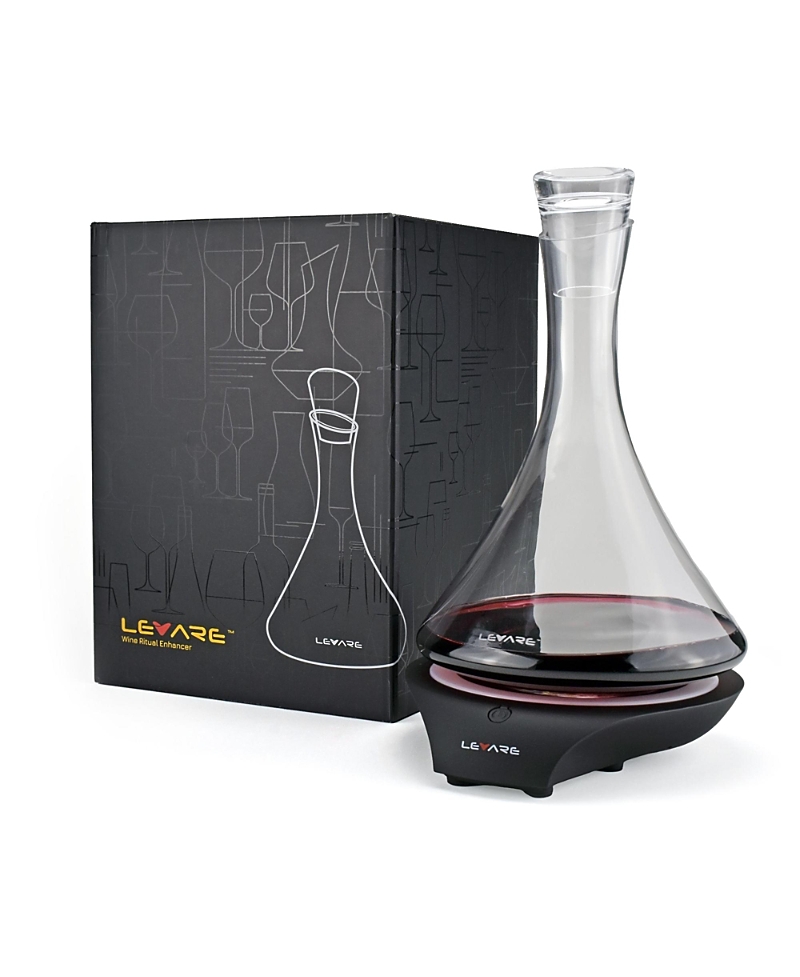 Levare Wine Aeration System In Pearl Black