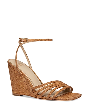 Paige Women's Shelby Cork Wedge Sandals In Natural