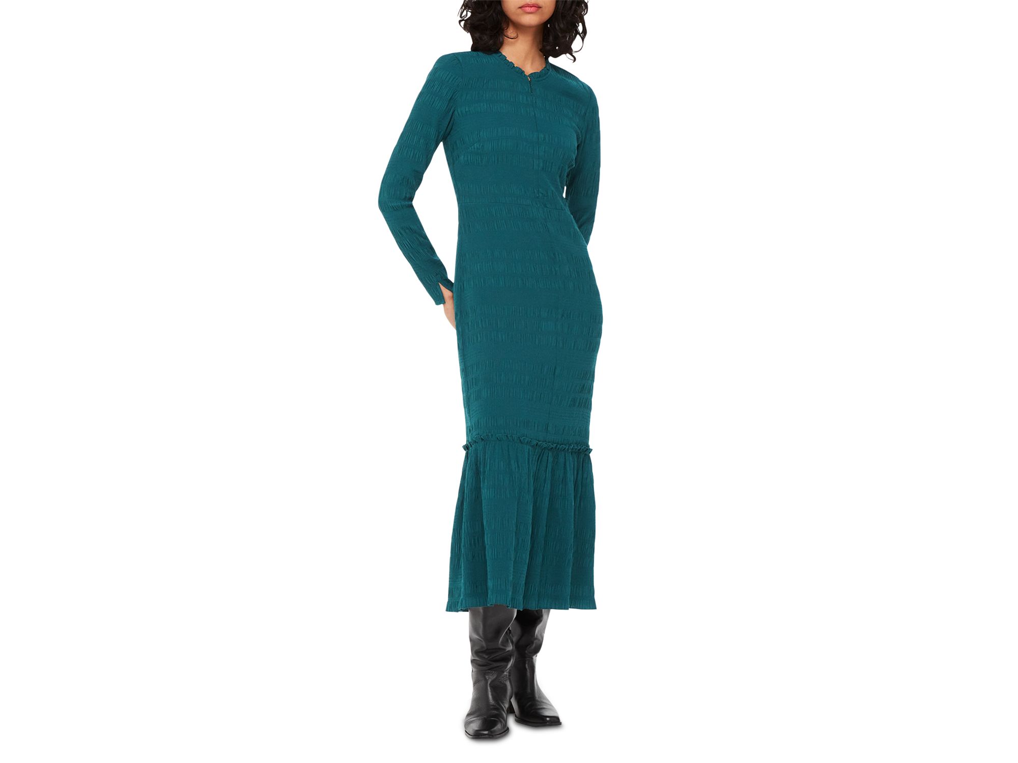 Mila Textured Maxi Dress - Image 1