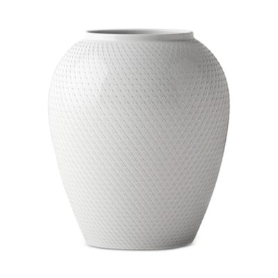 Rosendahl - Lyngby Porcelain Rhombe Vase, White