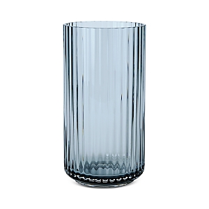Rosendahl Lyngby Vase, Mouth Blown Glass In Blue