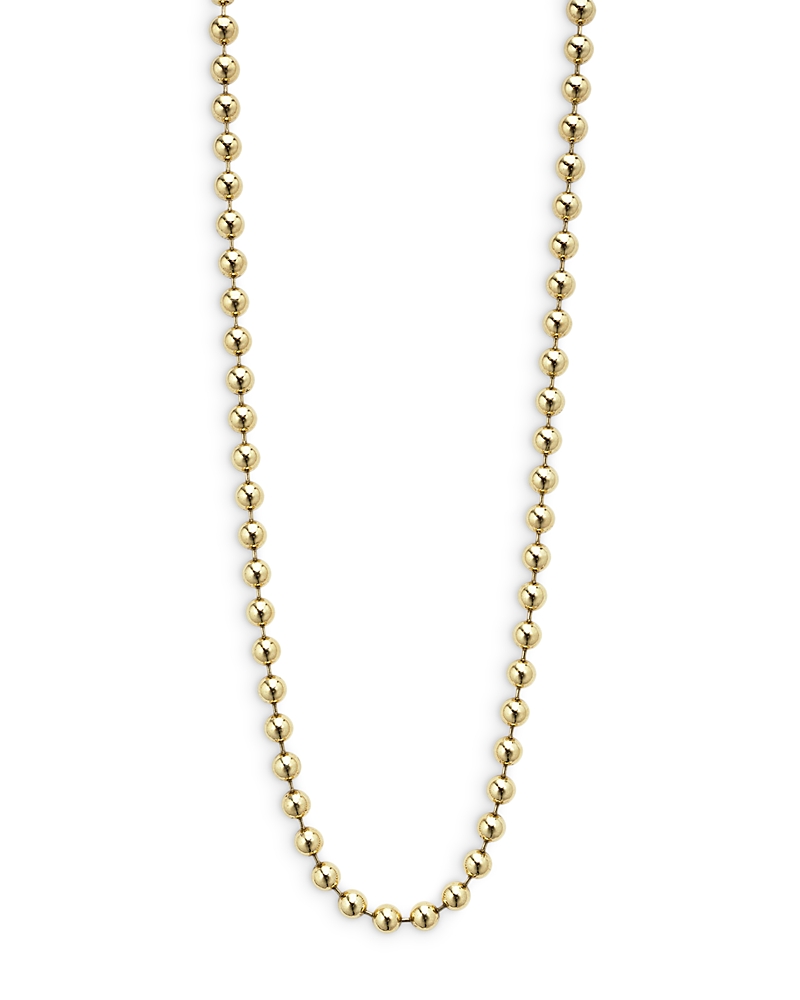 Lagos Men's 18K Yellow Gold Anthem Ball Chain Necklace, 22 - Exclusive