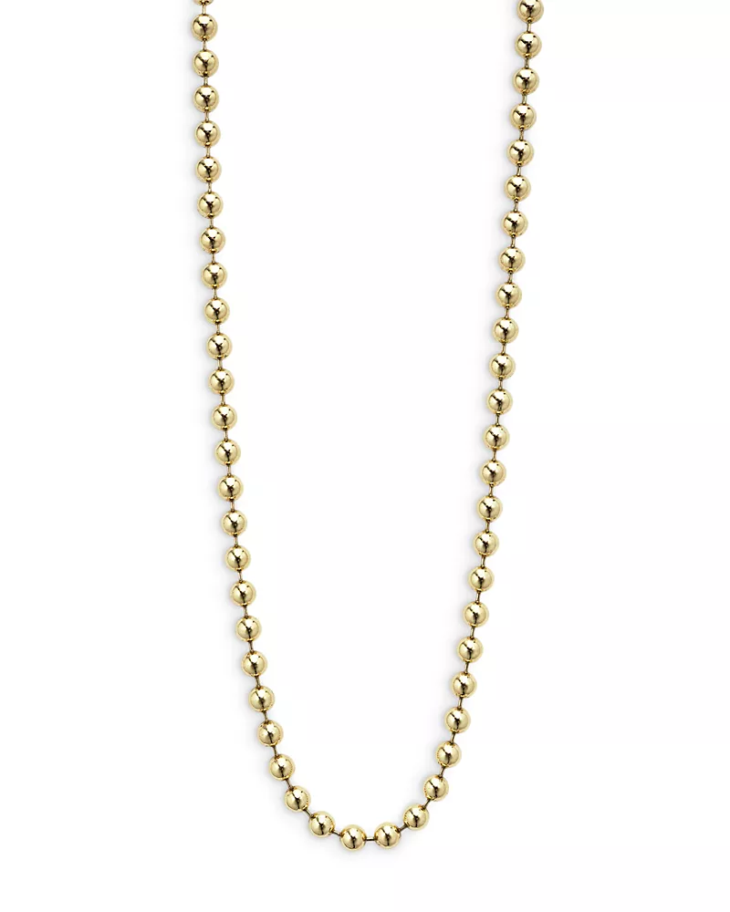Lagos Men's 18K Yellow Gold Anthem Ball Chain Necklace, 22 - Exclusive